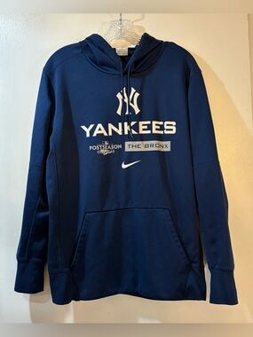 Nike New York Yankees 2022 Postseason The Bronx Hoodie Mens Sz Large